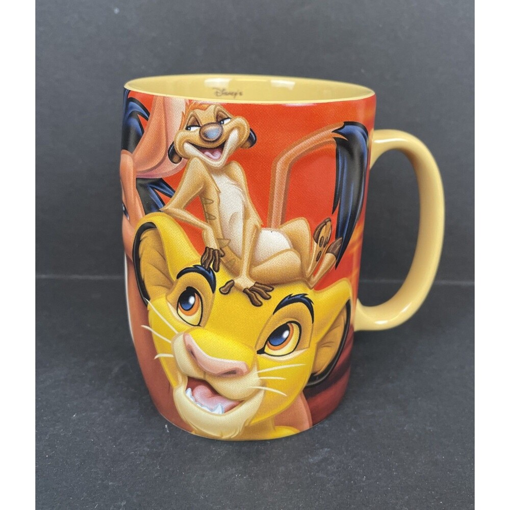Disney's The Lion King Coffee Tea Mug 3D Simba Pumbaa Timon Disney Parks